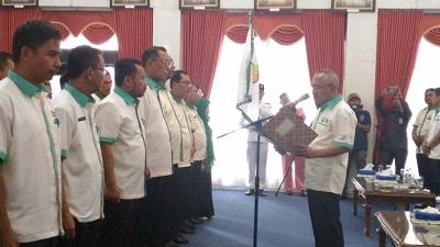 Resmi Dikukuhkan, Bupati Kampar Akan Usung 3 Sukses Di Porprov