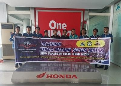 Universitas Riau dan  Capella Honda  88 Pekanbaru sinergi Kembangkan Program IbK