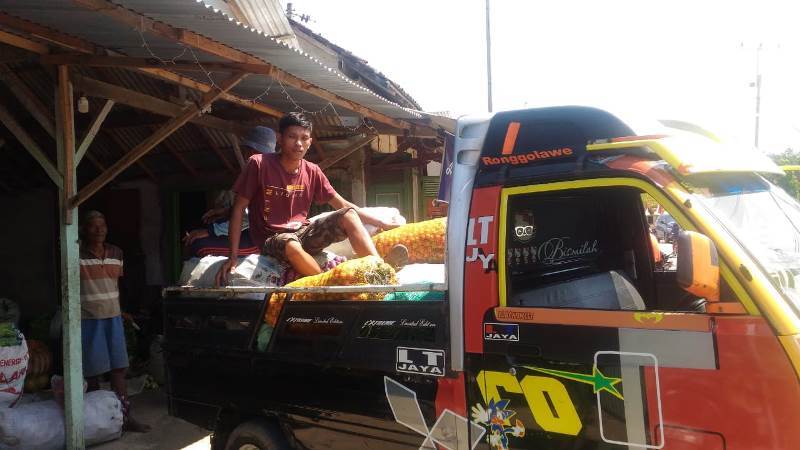 Pedagang Sayur Lintas Kabupaten Juga Diuntungkan Dengan Hasil TMMD Tegal