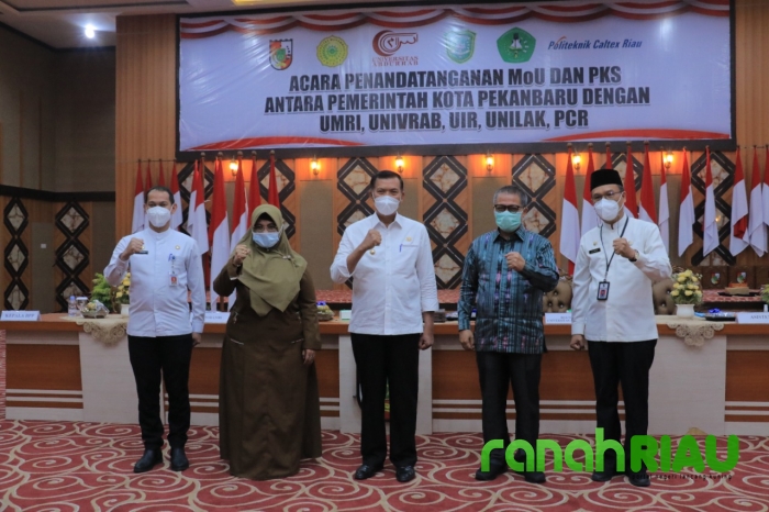 Wali Kota dan Kepala BPP Teken Kerja Sama dengan 4 Perguruan Tinggi