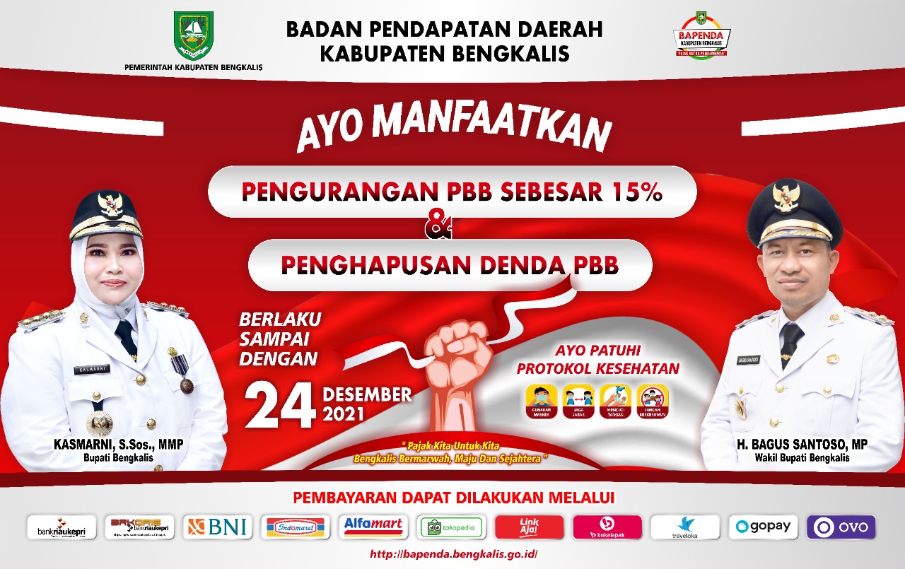 Ringankan Beban Masyarakat, Penghapusan Denda PBB-P2 Berakhir 24 Desember 2021