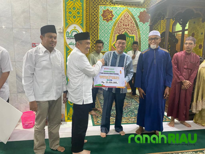 Safari Ramadhan Gubri di Masjid Firdaus Tangkerang Labuai, Jaga Riau dengan Program Islami