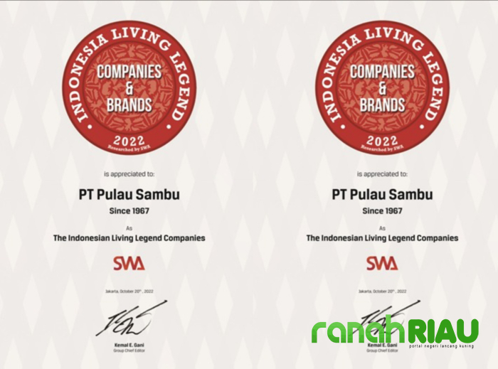 Lewat Virtual Awarding, Sambu Group Raih Penghargaan Bergengsi ILLC 2022