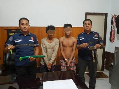 2 Dari 4 Pelaku Begal Di Tangkap Tim Harat Unit Polres