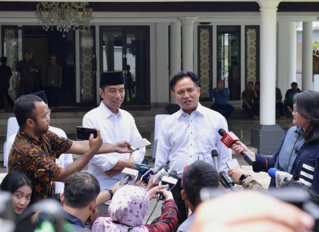Bertemu Yusril, Presiden Jokowi Bahas Ketatanegaraan