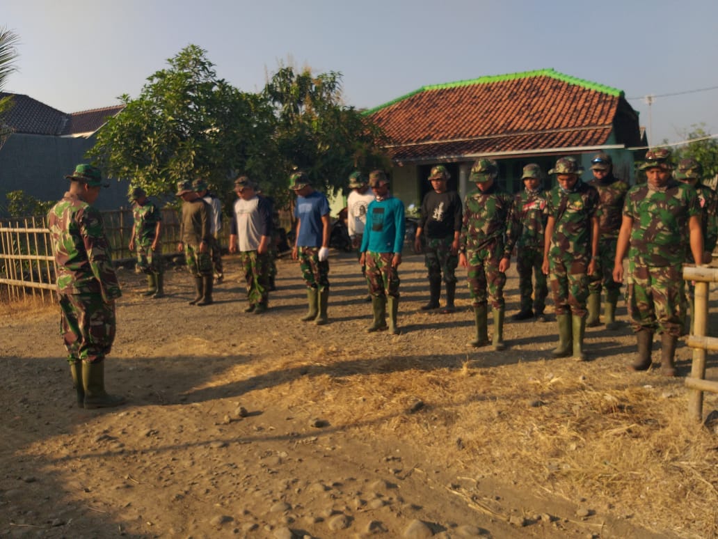 Masuk Satu Pekan Berjalan, Apel Masih dilakukan Satgas TMMD Jatimulya Tegal