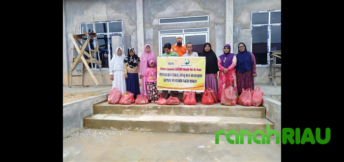 Penyaluran untuk Mustahik Lazismu Pekanbaru di Kantor Layanan Masjid Nur Annas Simpang Jengkol 