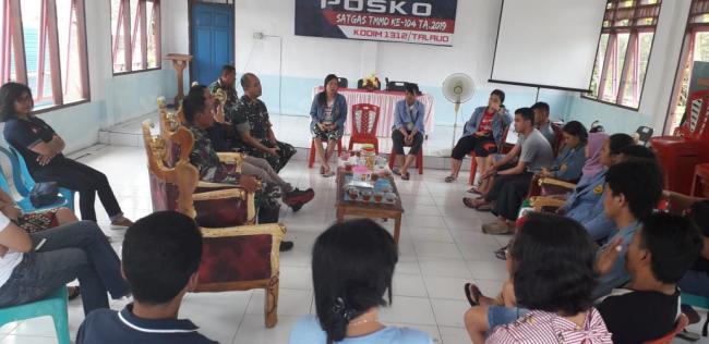 TNI Bekerjasama Dinkes Talaud Agendakan Pendataan Pemerataan BPJS