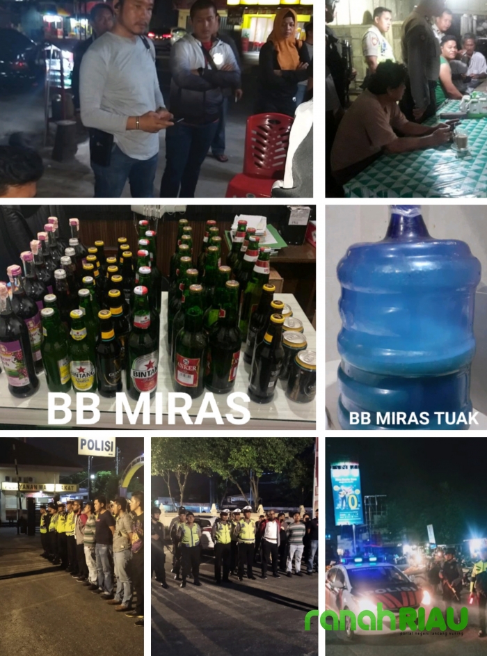 Sambut tahun baru, Polresta Pekanbaru gelar operasi KRYTD