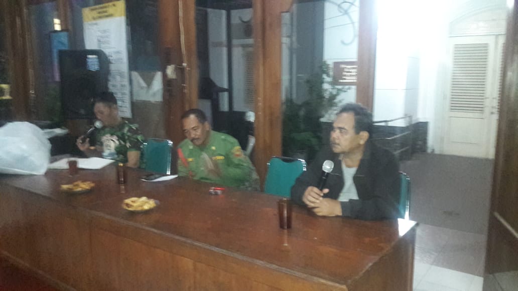 Harapan Babinsa Tegalharjo Hadiri Rapat Peningkatan Kapasitas Linmas