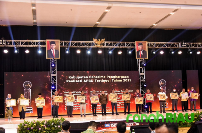 Kabupaten Bengkalis Posisi Kedua Realisasi Pendapatan Daerah Tertinggi Se-Indonesia