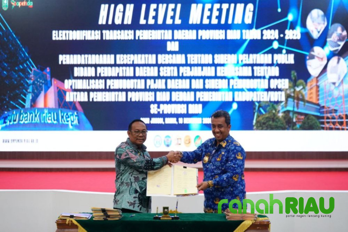 Optimalkan Pemungutan Pajak Daerah, Pemprov Riau dan Kabupaten Kota Jalin Kerja Sama