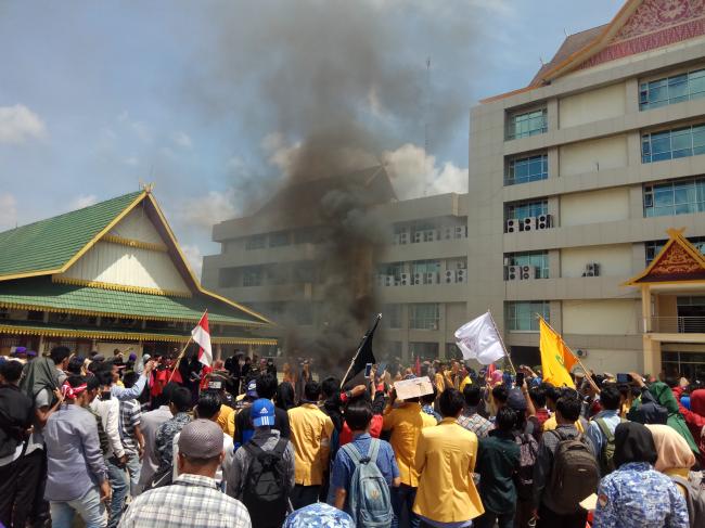 Aksi Unjuk Rasa Mahasiswa, Pemkab Inhil Berikan Klarifikasi