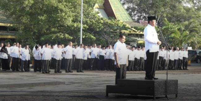 Bupati Instruksikan Jajaran Pemkab Inhil Memulai Kegiatan Di Awal Tahun