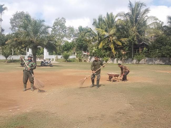  Sampah Disekitar Lapangan Surenlor Turut Diangkut