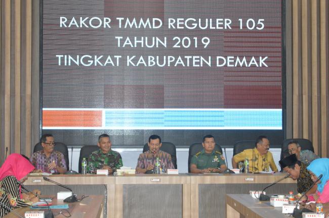 Rapat Koordinasi Jelang Pembukaan TMMD Regular Ke 105