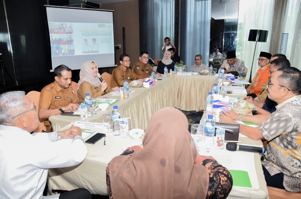 Bupati Bengkalis Ikuti Wawancara Paritrana di Pekanbaru