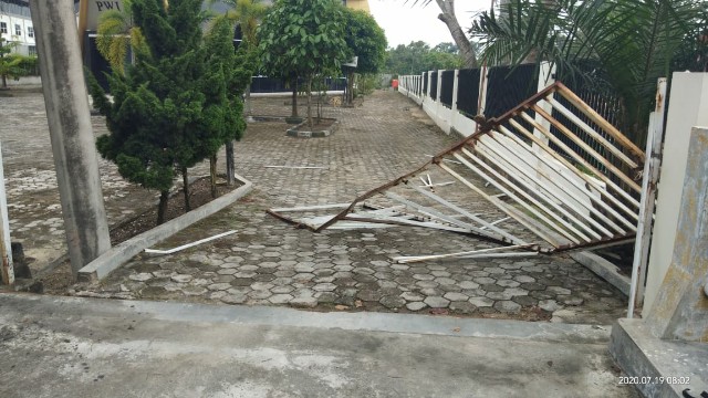 Kantor PWI Riau diserang sekelompok OTK