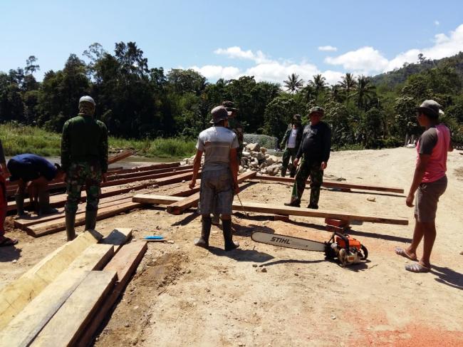 Kejar Target, Dansatgas TMMD 104 Terus Pantau Pekerjaan Fisik dan Non Fisik