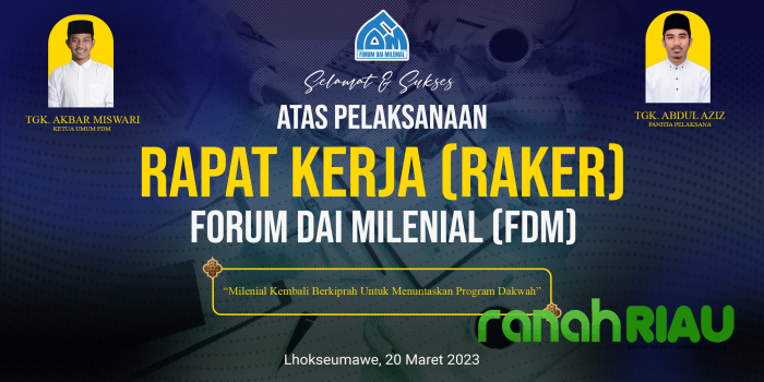 Forum Dai Milenial selenggarakan Rapat kerja 2023 di Lhokseumawe