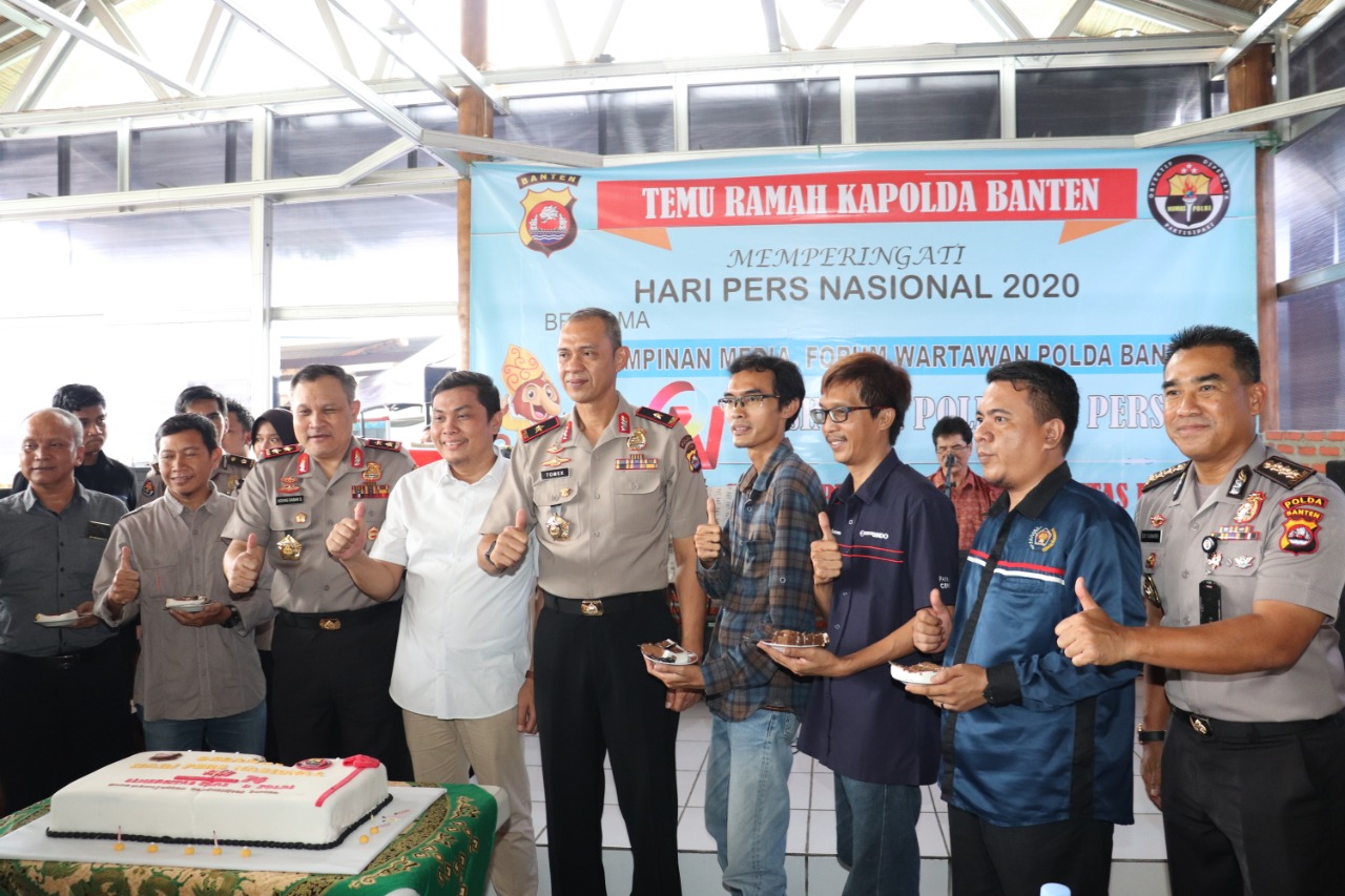 Polda Banten gelar acara Temu ramah dengan Insan Pers 