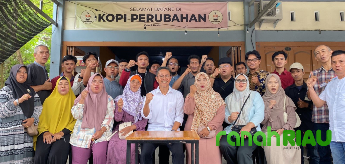 Ngopi bersama Doktor Ikhsan, Warga Antusias bahas masa depan Pekanbaru 