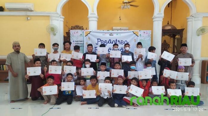 Penutupan program Pesantren Ramadhan Lazismu Pekanbaru 