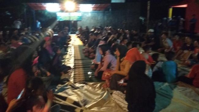 Warga Undang Satgas, Laksanakan Syukuran.