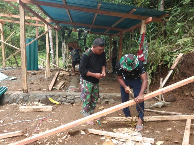 Dansatgas Perintahkan Percepatan Pembangunan Kantin