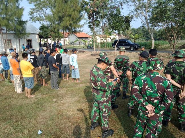  Puluhan Warga Ikuti Apel Karya Bhakti TMMD Reg 105 Kodim Tegal