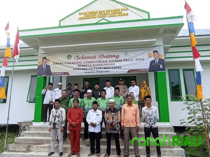 Kanwil Kemenag Riau resmikan Balai Nikah dan Manasik Haji Pasir Limau Kapas Rohil