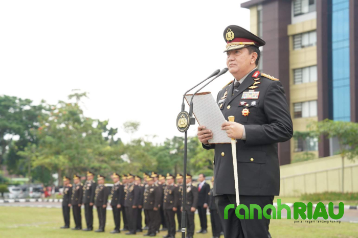 Pimpin Peringatan Hari Kesaktian Pancasila, Kapolda Riau ajak jaga Kesatuan Bangsa 