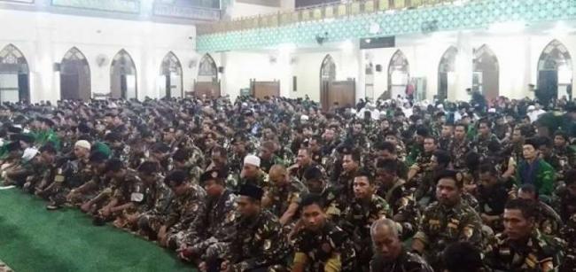 Meski dapat Tantangan, Pelaksanaan Zikir Kebangsaan GP Ansor tetap berjalan dengan damai dan tertib