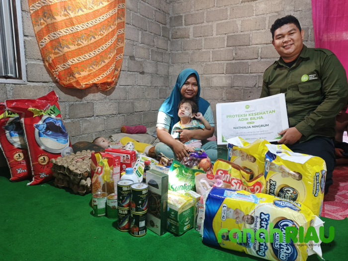Bantu Adik Bilha sembuh dari komplikasi Penyakit, IZI Riau Ulurkan Tangan Harapan