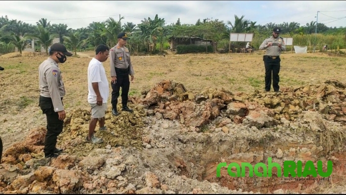 Polsek Ukui gandeng Perusahaan sediakan air untuk Ketahanan pangan