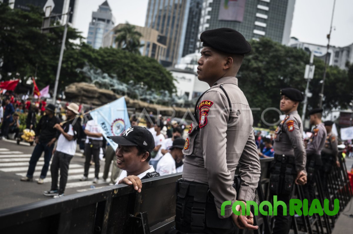 Humanis dan Persuasif, Belasan Ribu Pengamanan bakal dikerahkan untuk May Day di Kawasan Monas