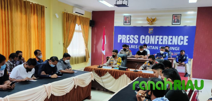 Kapolres Kuansing Sampaikan Capaian kinerja Selama Tahun 2021