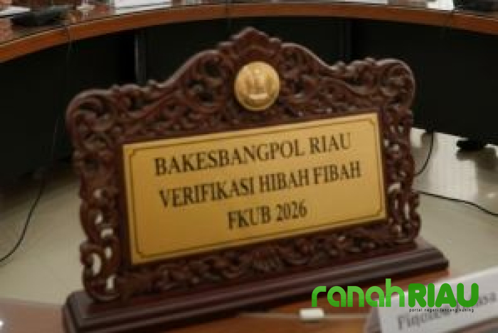 Bakesbangpol Riau Rampungkan Verifikasi Hibah FKUB untuk Tahun 2026