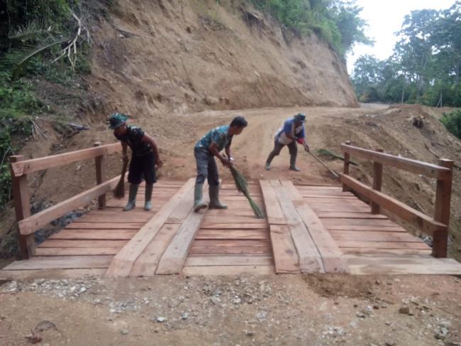Agar Hasilnya Maksimal, Pembangunan Program TMMD 104 Di Kab sigi Kembali Dicek.