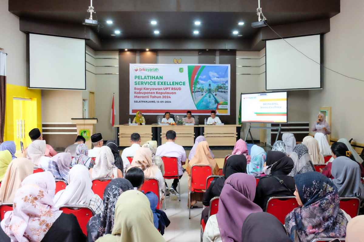 Gelar pelatihan Service Excellent, RSUD Meranti gandeng BRK Syariah sebagai Narasumber