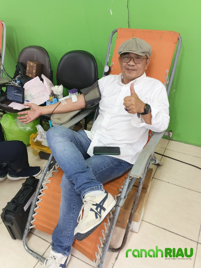 PWI Riau Gelar Donor Darah HPN 2026, Bentuk nyata Kepedulian terhadap Masyarakat