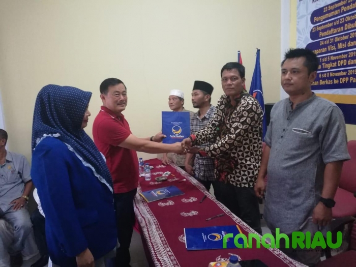 Pasangan Halim-Komperensi Resmi Mendaftar di DPD NasDem