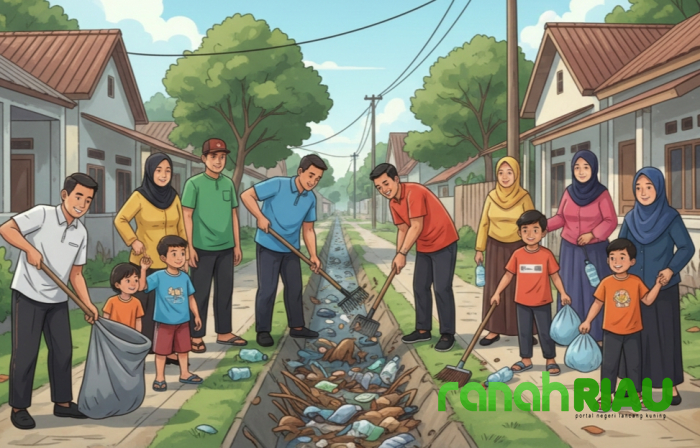 Kebijakan Wali Kota Pekanbaru Agung Nugroho perkuat gerakan Gotong Royong RT/RW