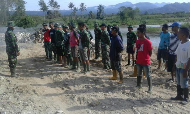  Turut Merasakan Arti TMMD Dansatgas TMMD 104 Kodim 1306/Donggala Ucapkan Ini !