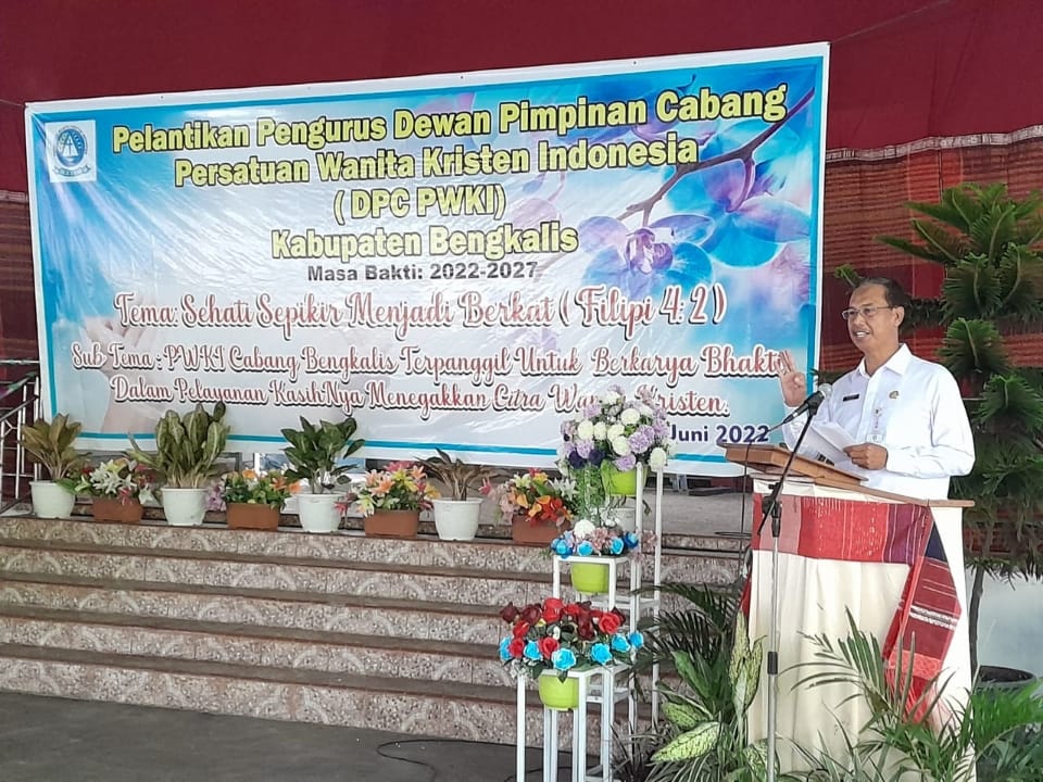 Lantik DPC PWKI Masa Bakti 2022-2027, Bupati Bengkalis: Mari Bangun Bengkalis Bermasa