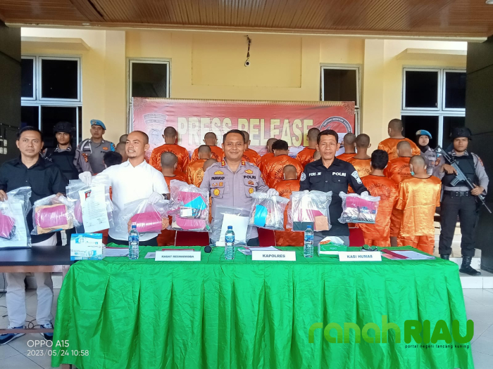 Satreskoba Polres Kuansing Ungkap 16 Kasus Selama 2 Bulan Terakhir