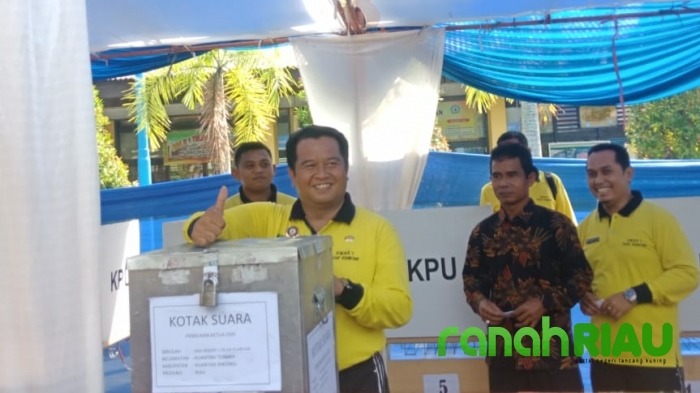 Tiga Paslon Berlaga di Pemilihan Ketua dan Wakil Osis SMAN 1 Teluk Kuantan