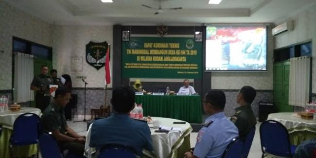 Pimpin Rakornis TMMD, Aster Kasdam Jaya Sampaikan, Penekanan  Media  interaksi