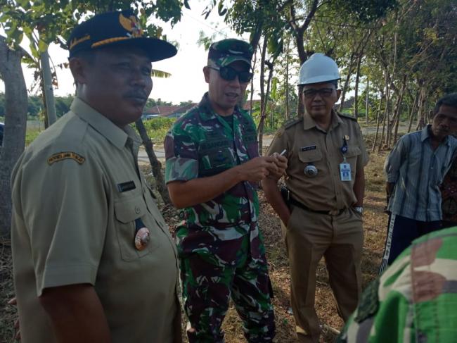 Warga Gemahsari Riang, Kedatangan Dandim 0712 Tegal
