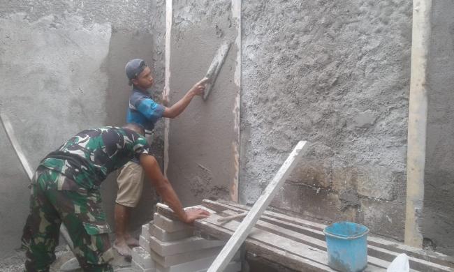 Jasamu  TNI Takkan Bisa Saya lupak Renovasi Rumah saya Sudah Rapi